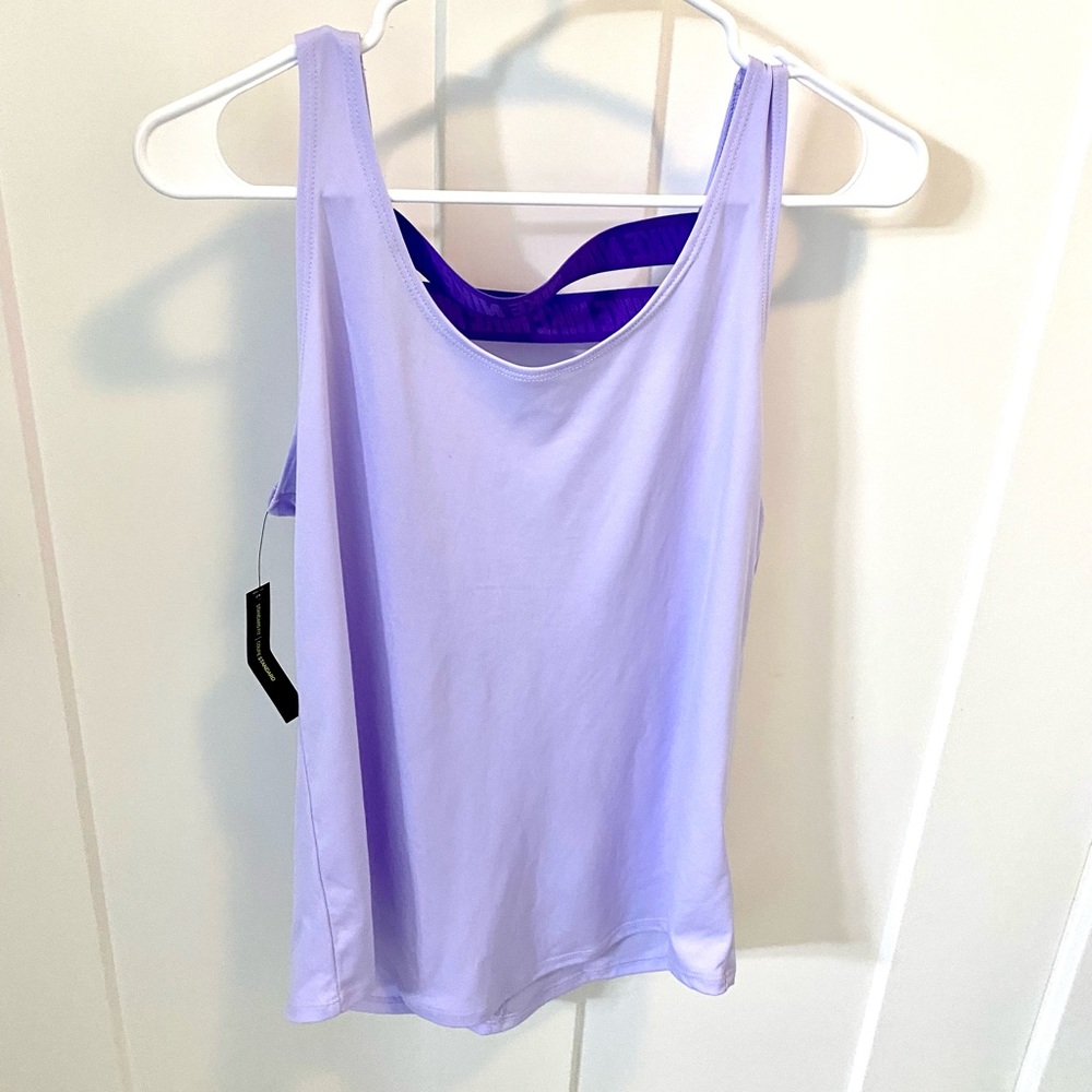 Nike purple low back athletic tank